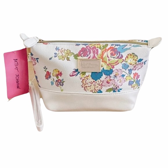 Betsey Johnson Handbags - Betsey Johnson Versatile High Quality Floral Cosmetic /Wristlet Bag